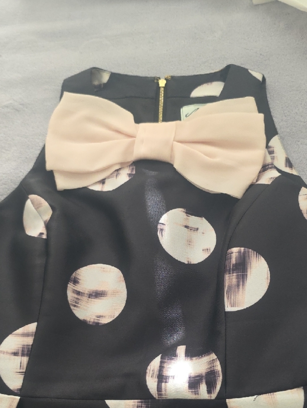 Kate Spade Black Dress with Blush Accents